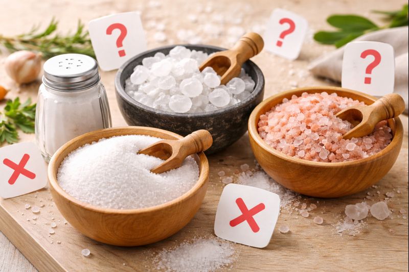 Misconceptions about salt